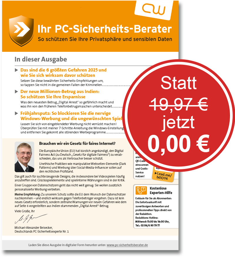 Jetzt sichern!