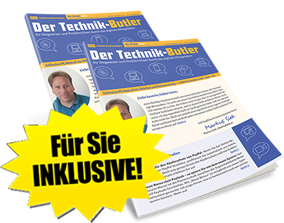 zwei Ausgaben „Der Technik-Butler“