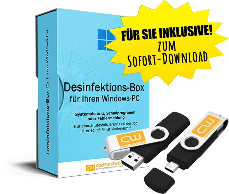 Windows-Desinfektions-Box auf Ihrem USB-Stick