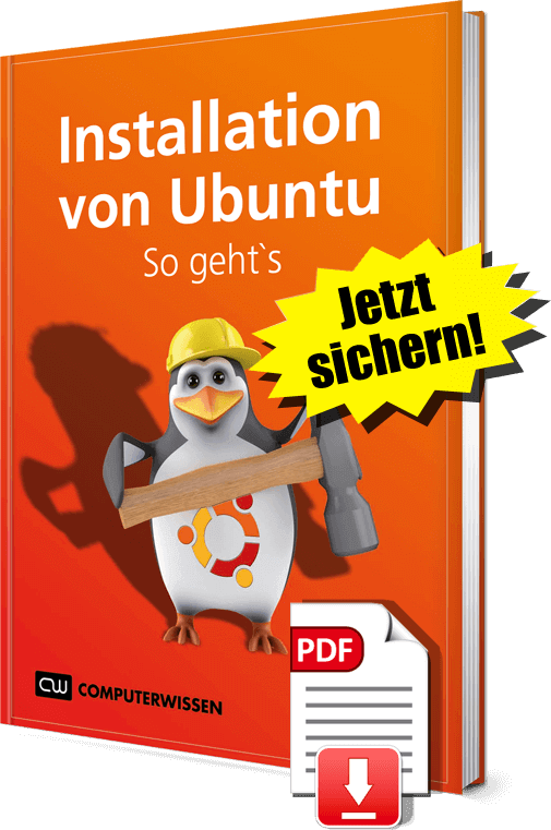 Jetzt sichern! E-Book „Installation von Ubuntu – so geht´s“