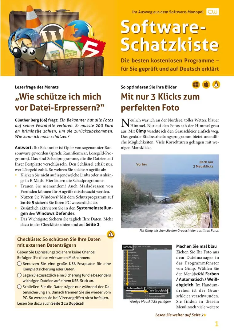 Software-Schatzkiste