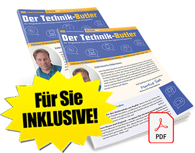 zwei Ausgaben „Der Technik-Butler“