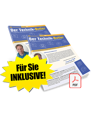 zwei Ausgaben „Der Technik-Butler“