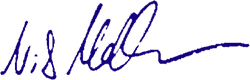 Unterschrift von Nils Matthiesen